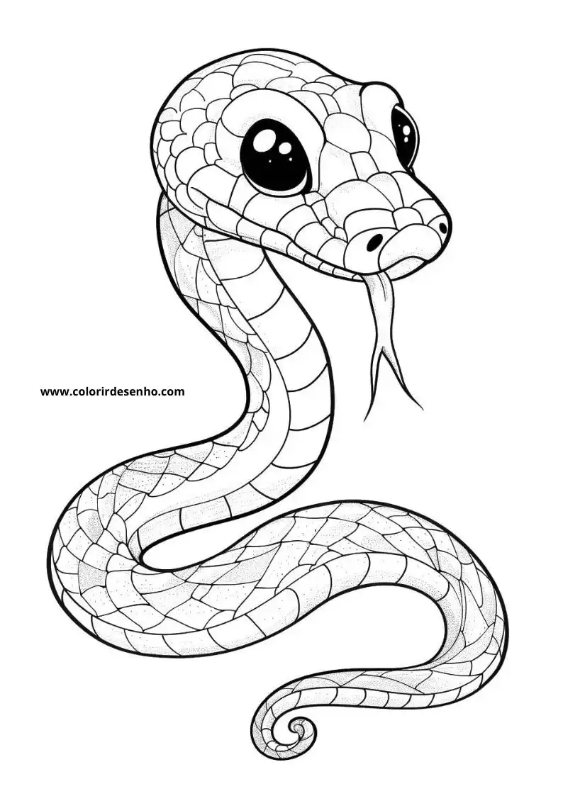 Download Snake Coloring Pages 1