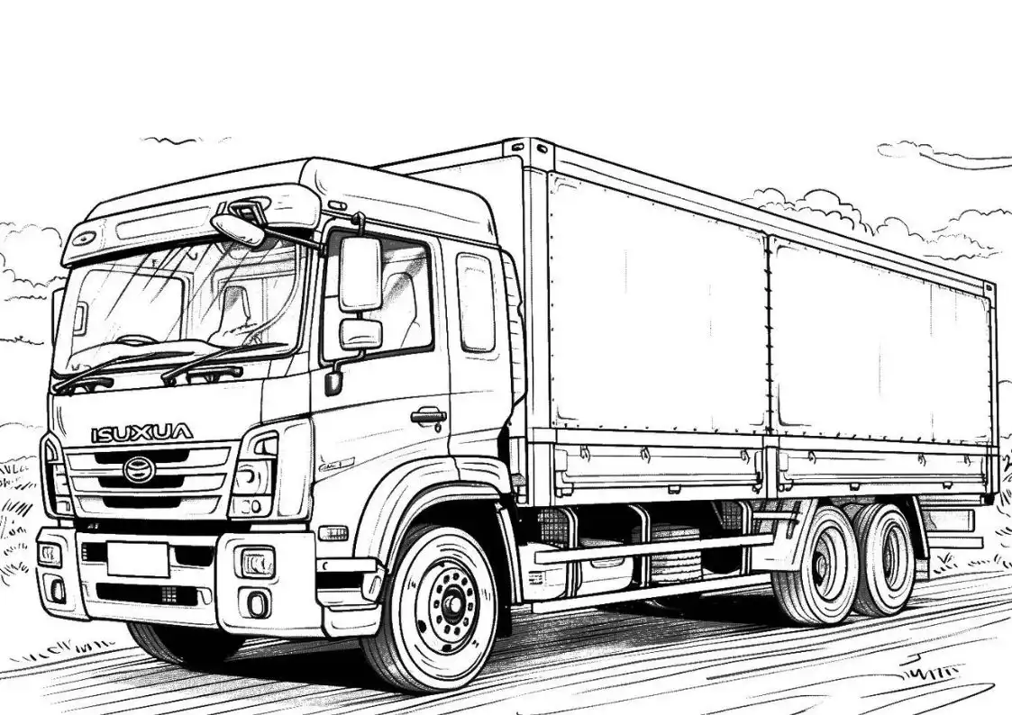 Download Truck Coloring Pages 13