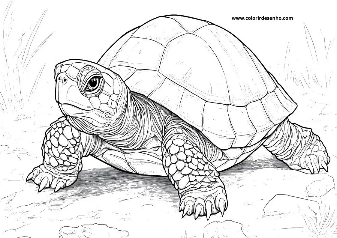 Download Turtle Coloring Pages 3