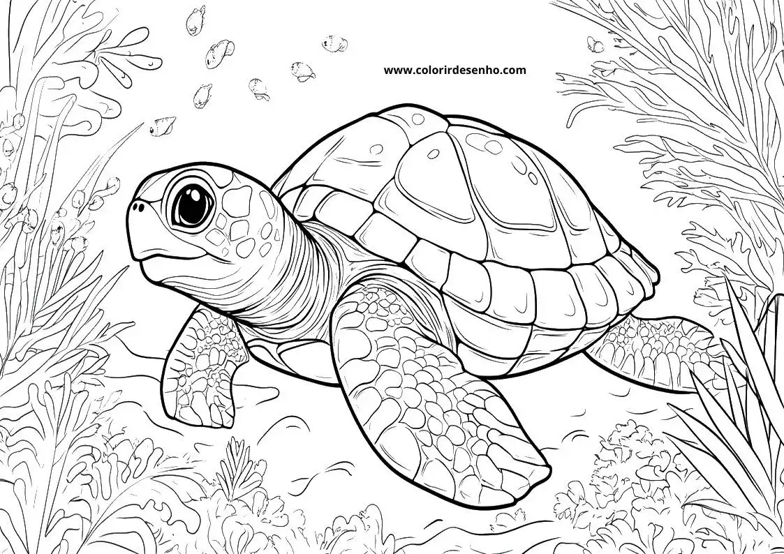 Download Turtle Coloring Pages 5