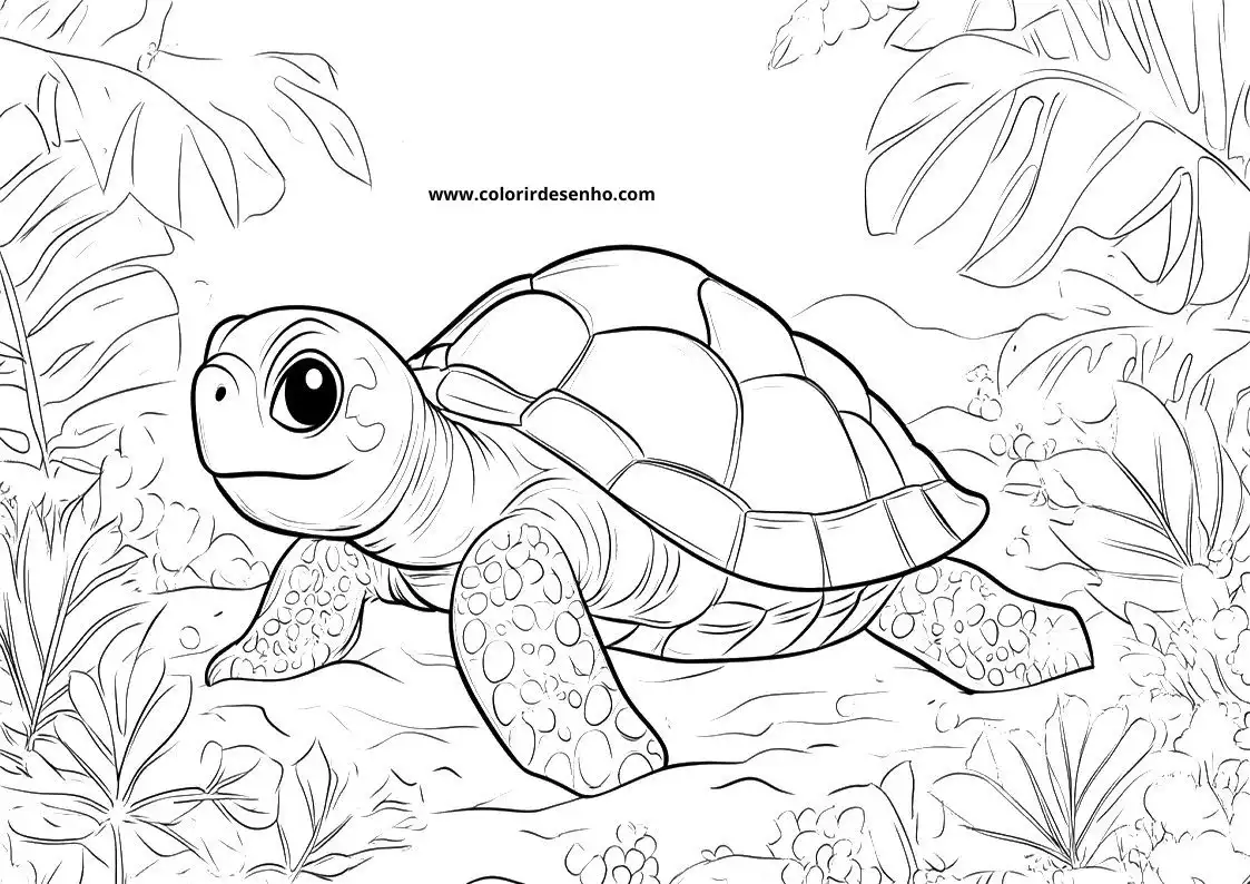 Download Turtle Coloring Pages 6