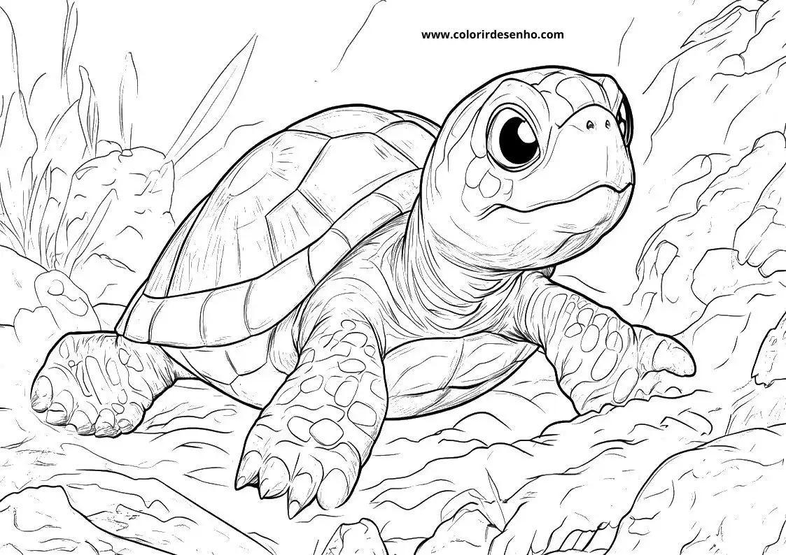 Download Turtle Coloring Pages 8