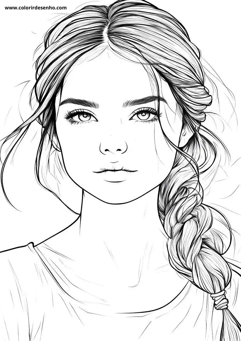 Download Woman Coloring Pages 1