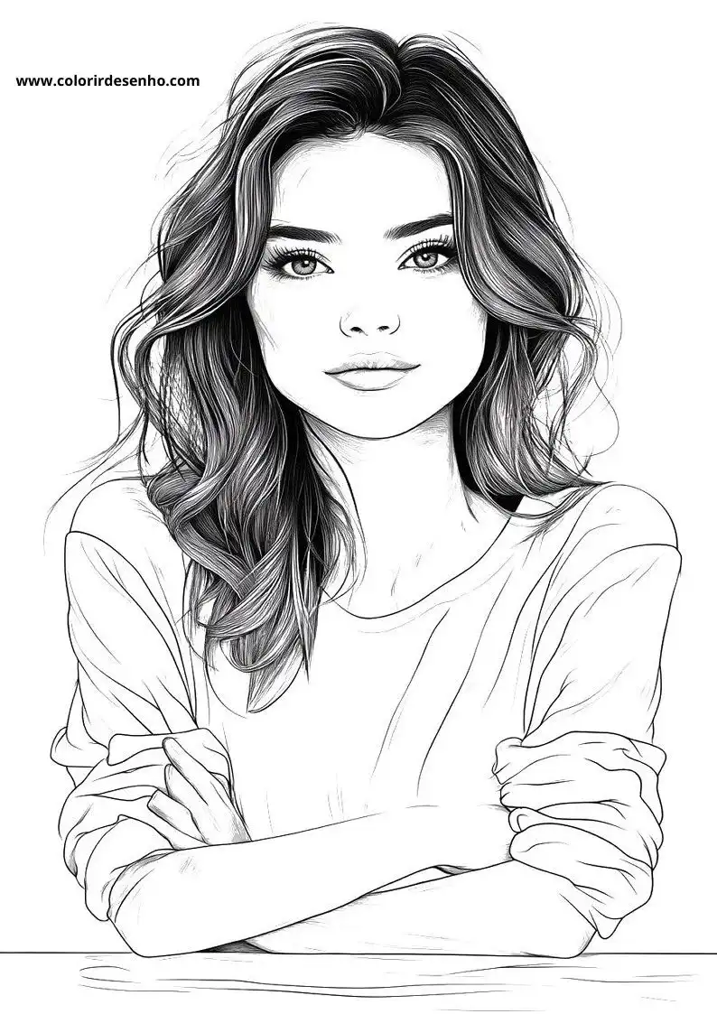 Download Woman Coloring Pages 12