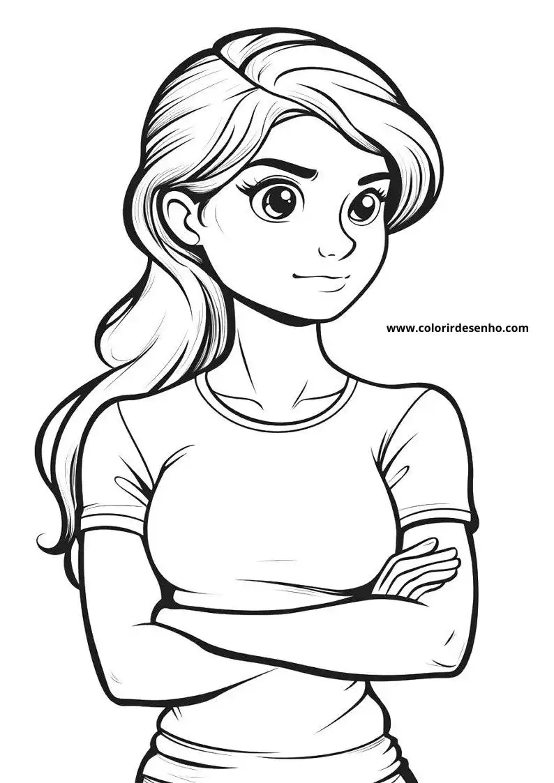 Download Woman Coloring Pages 2