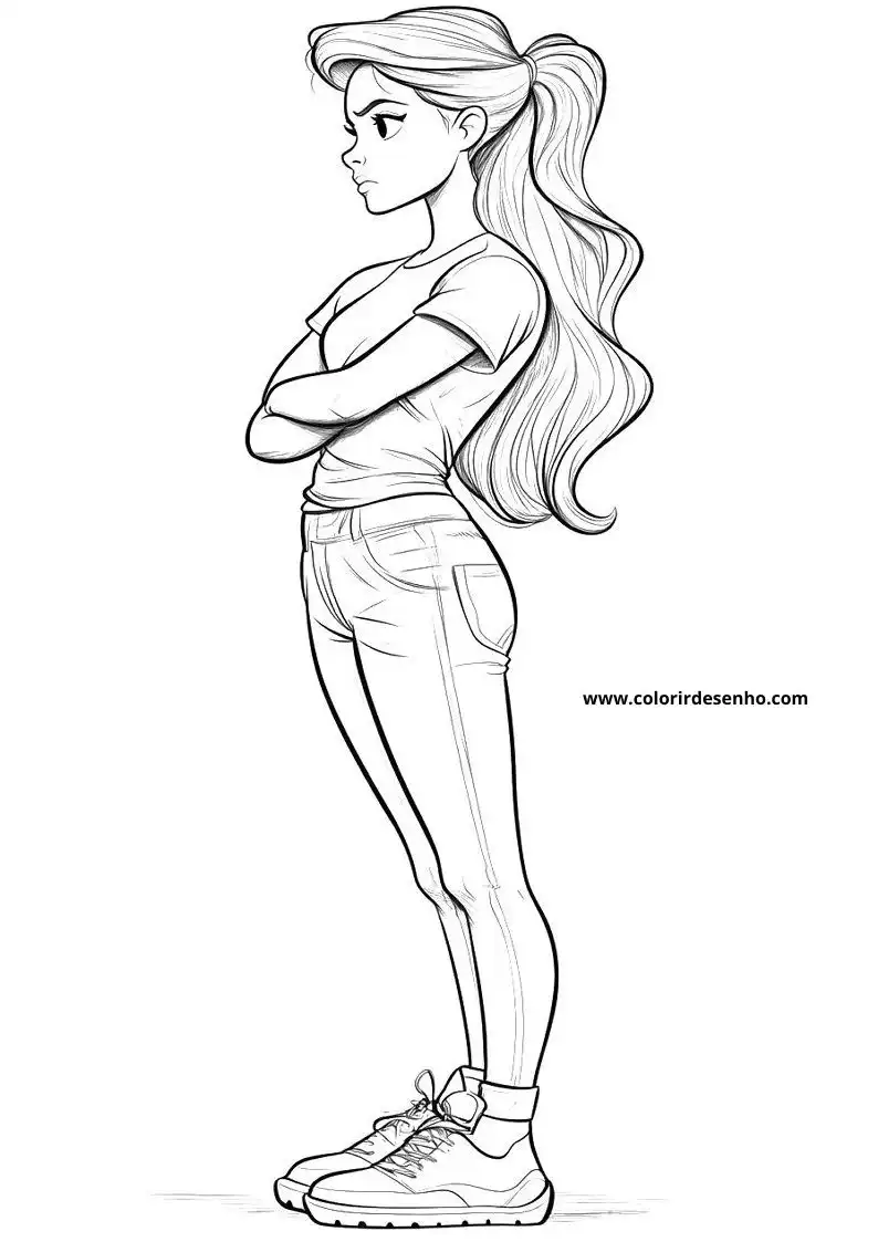 Download Woman Coloring Pages 3
