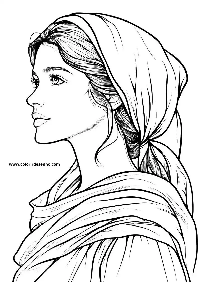 Download Woman Coloring Pages 9
