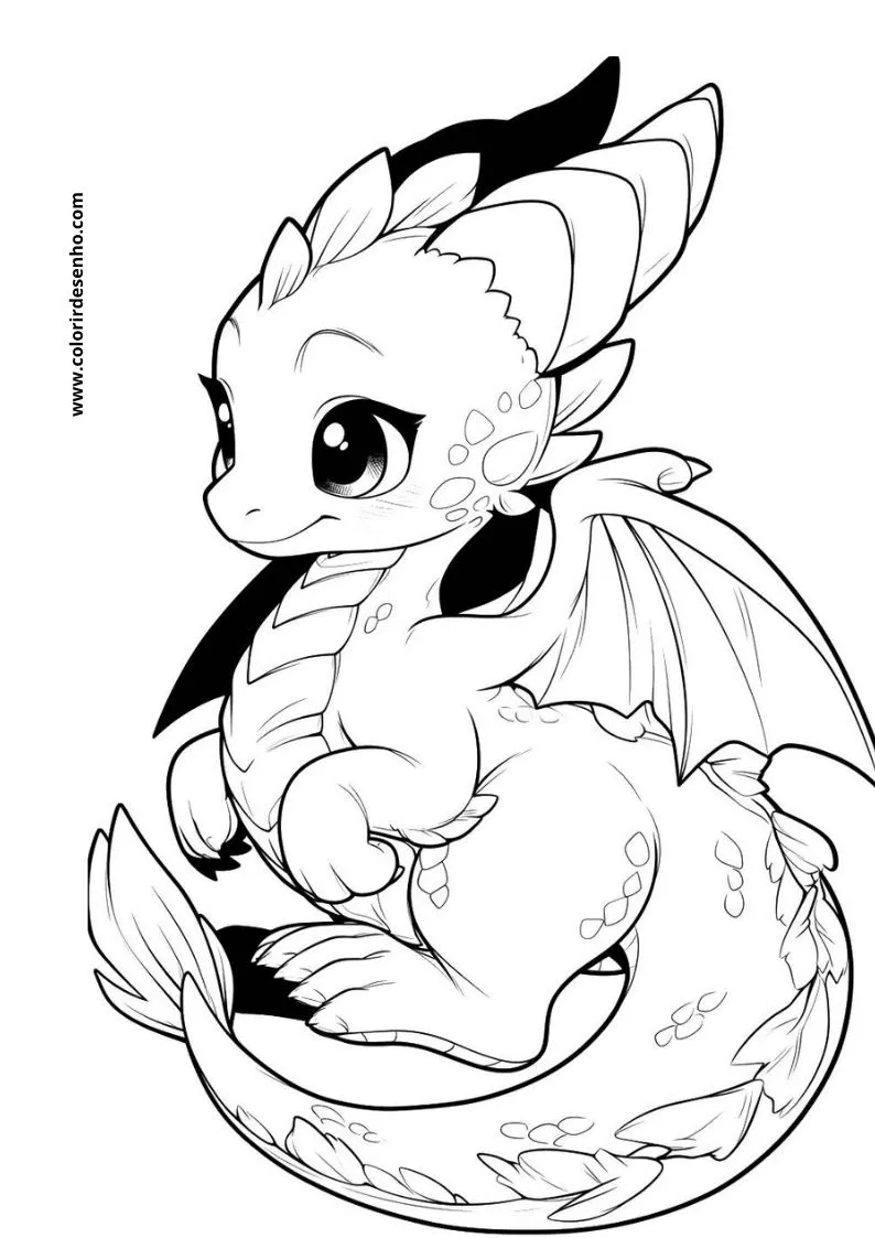 Dragon Picture Coloring Pages 2