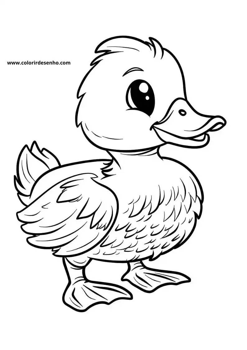 Duck Coloring Pages 12