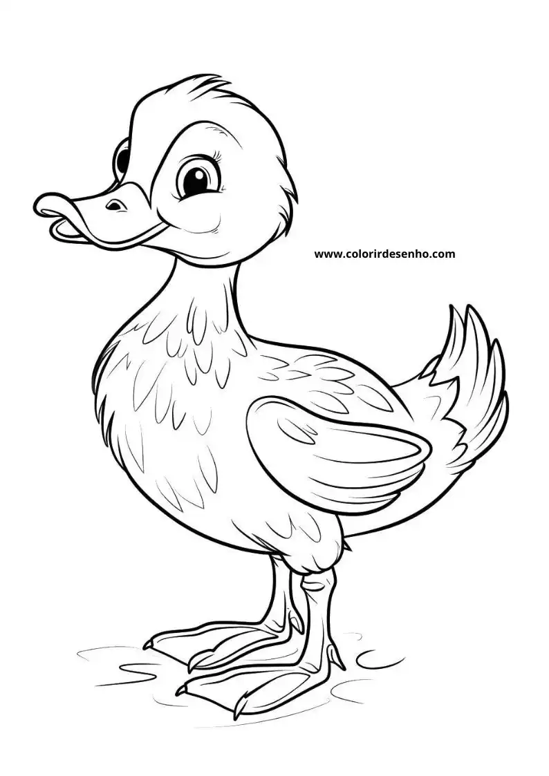 Duck Coloring Pages For All Ages 4