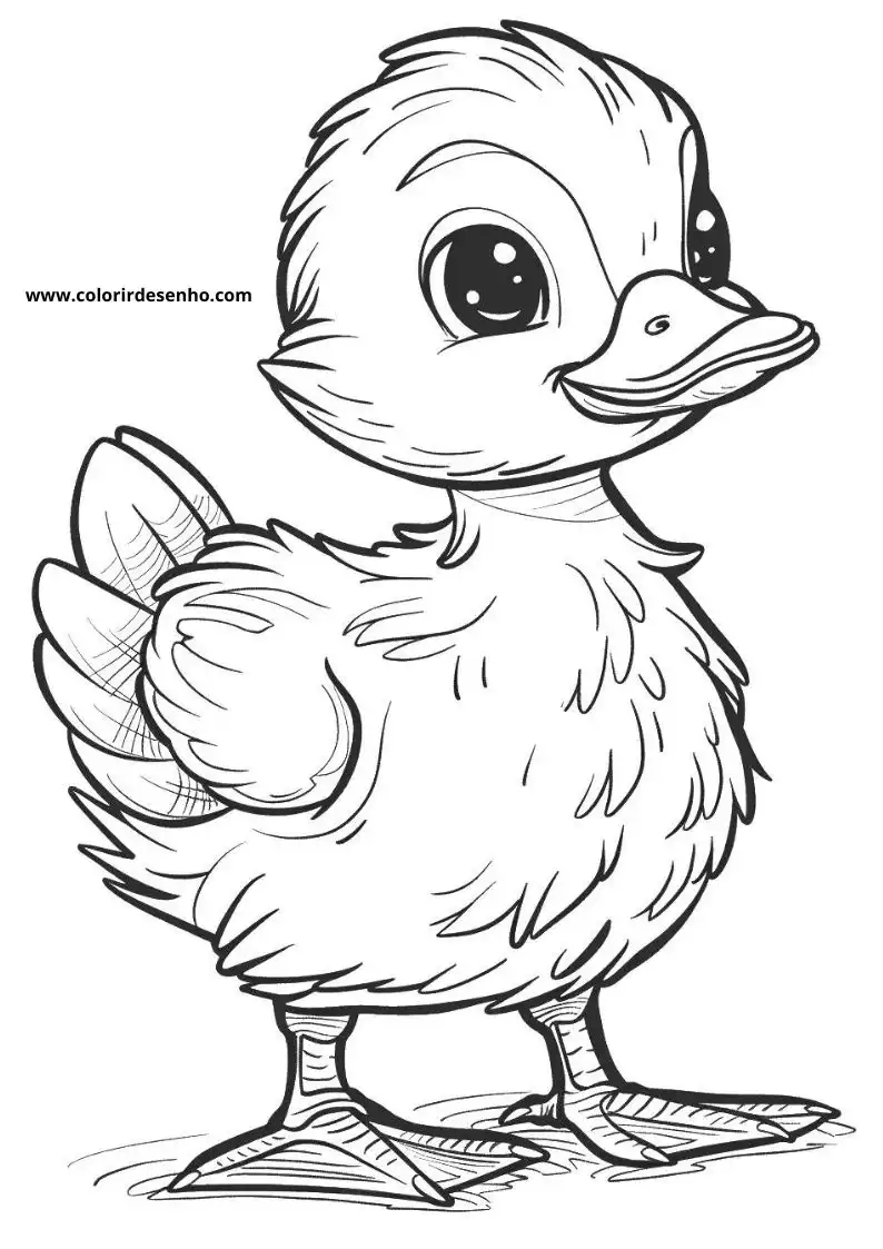 Duck Picture Coloring Pages 6
