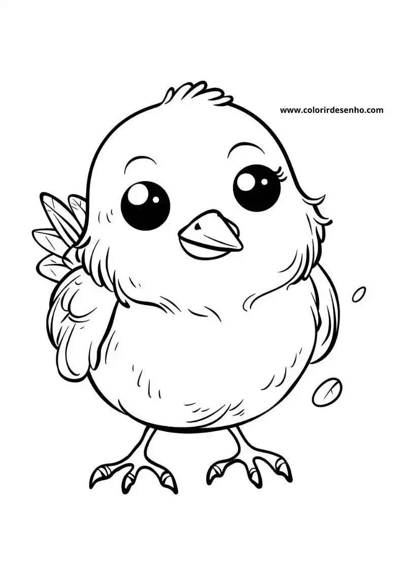 Educational Bird Coloring Pages 9