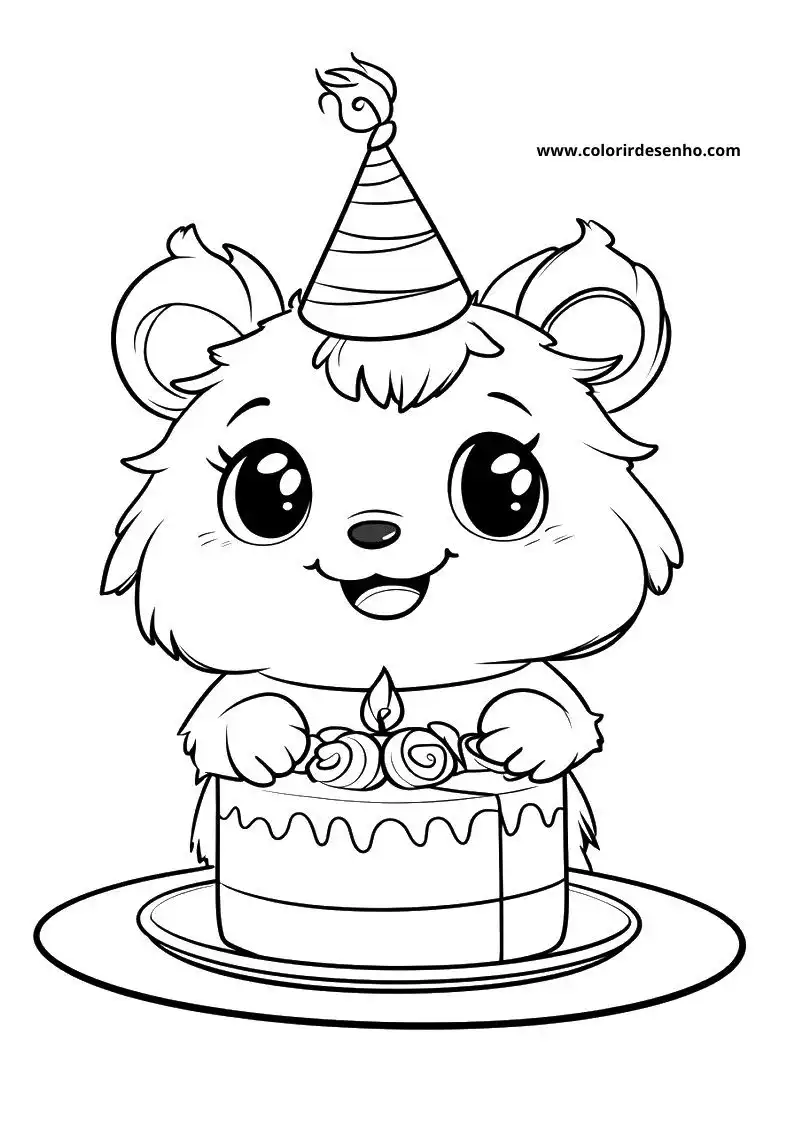 Educational Birthday Coloring Pages 7