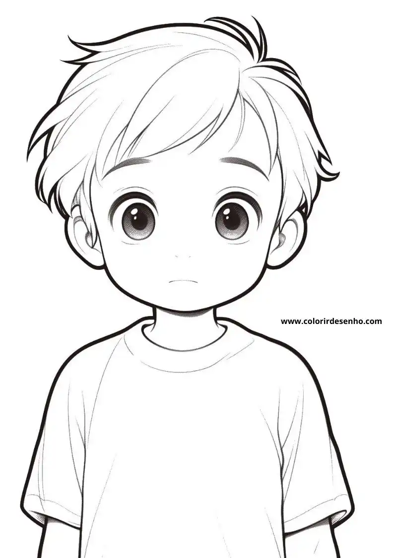 Educational Boy Coloring Pages 1