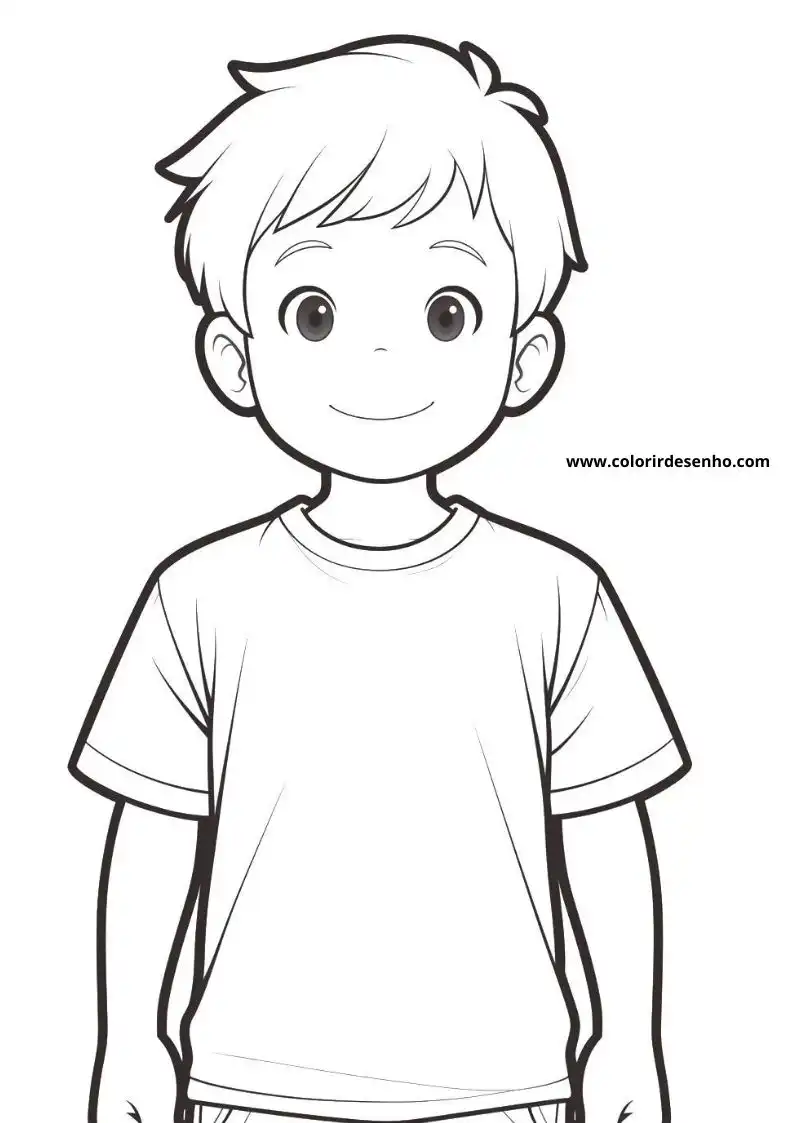 Educational Boy Coloring Pages 2