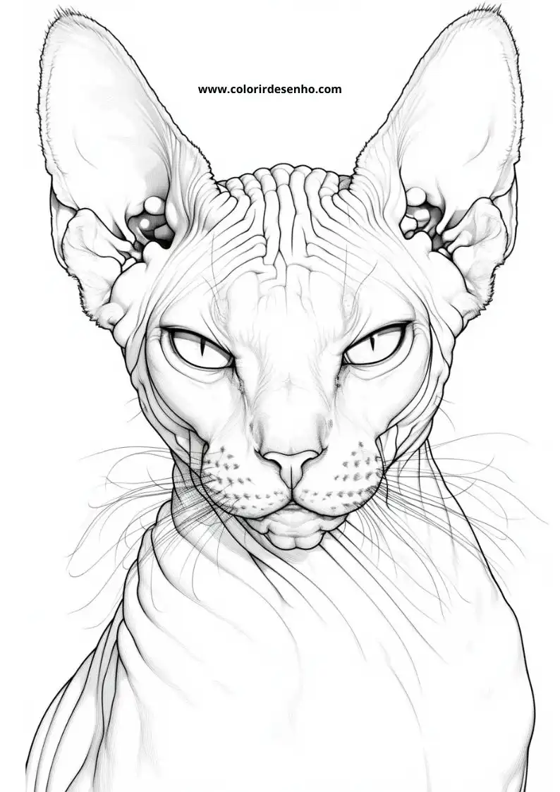 Educational Cats and kittens Coloring Pages 6