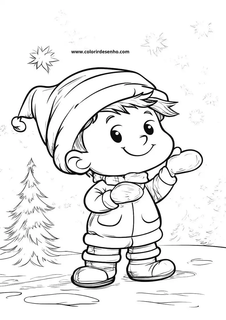Educational Christmas Coloring Pages 2