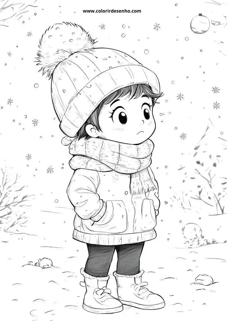 Educational Christmas Coloring Pages 5