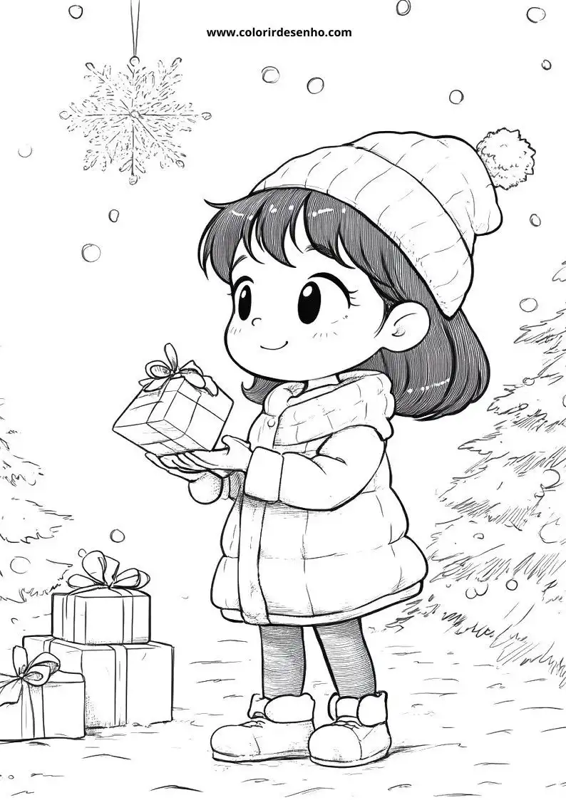Educational Christmas Coloring Pages 6