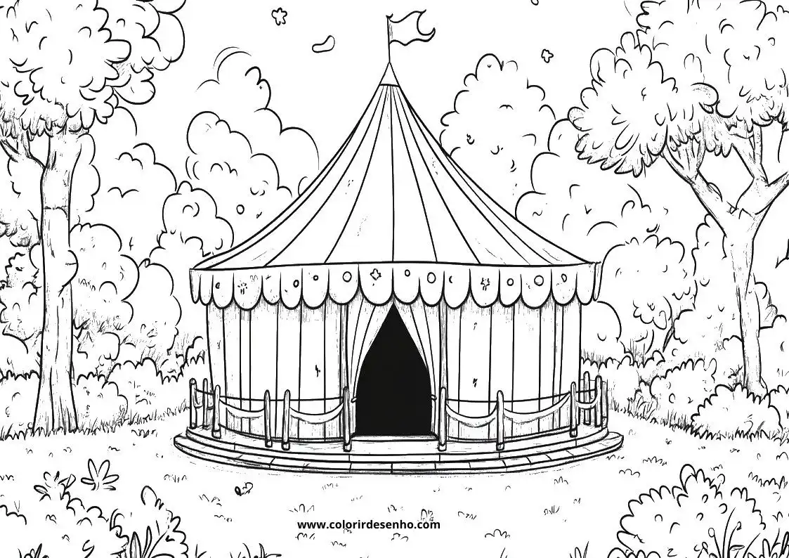 Educational Circus Coloring Pages 6