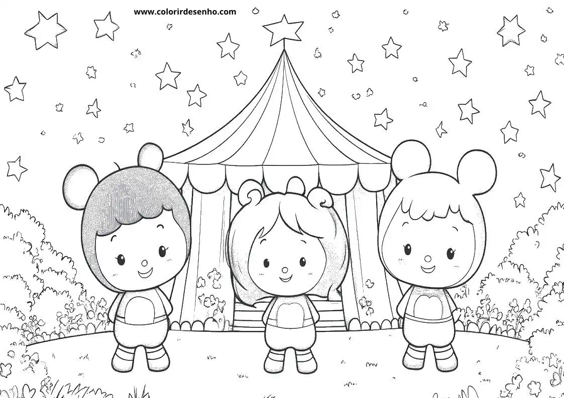 Educational Circus Coloring Pages 7