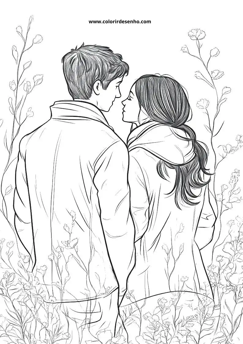 Educational Couples Coloring Pages 5