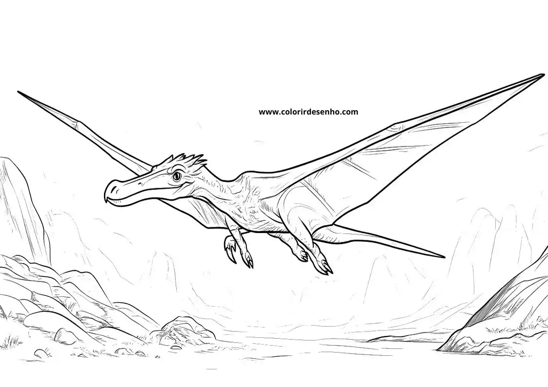 Educational Dinosaur Coloring Pages 5