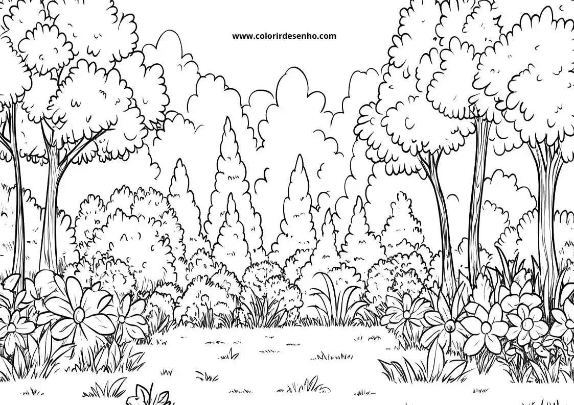 Educational Garden Coloring Pages 86
