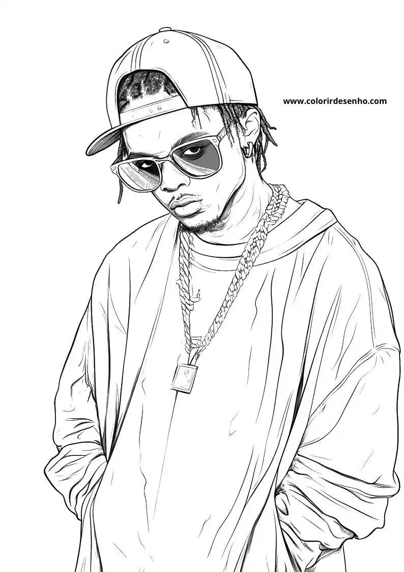 Educational Hip Hop Coloring Pages 10