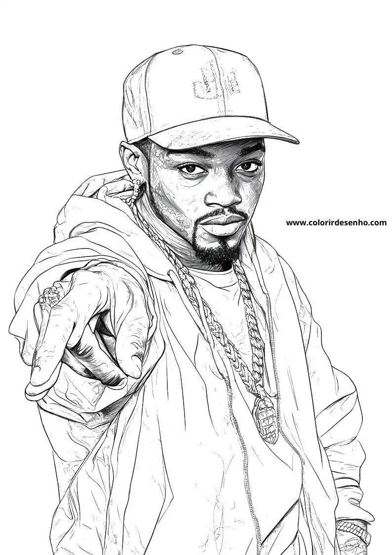 Educational Hip Hop Coloring Pages 2