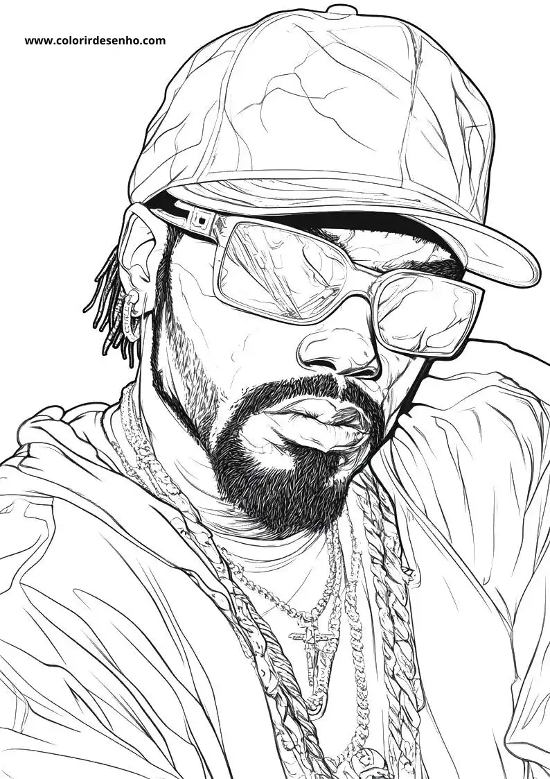 Educational Hip Hop Coloring Pages 3