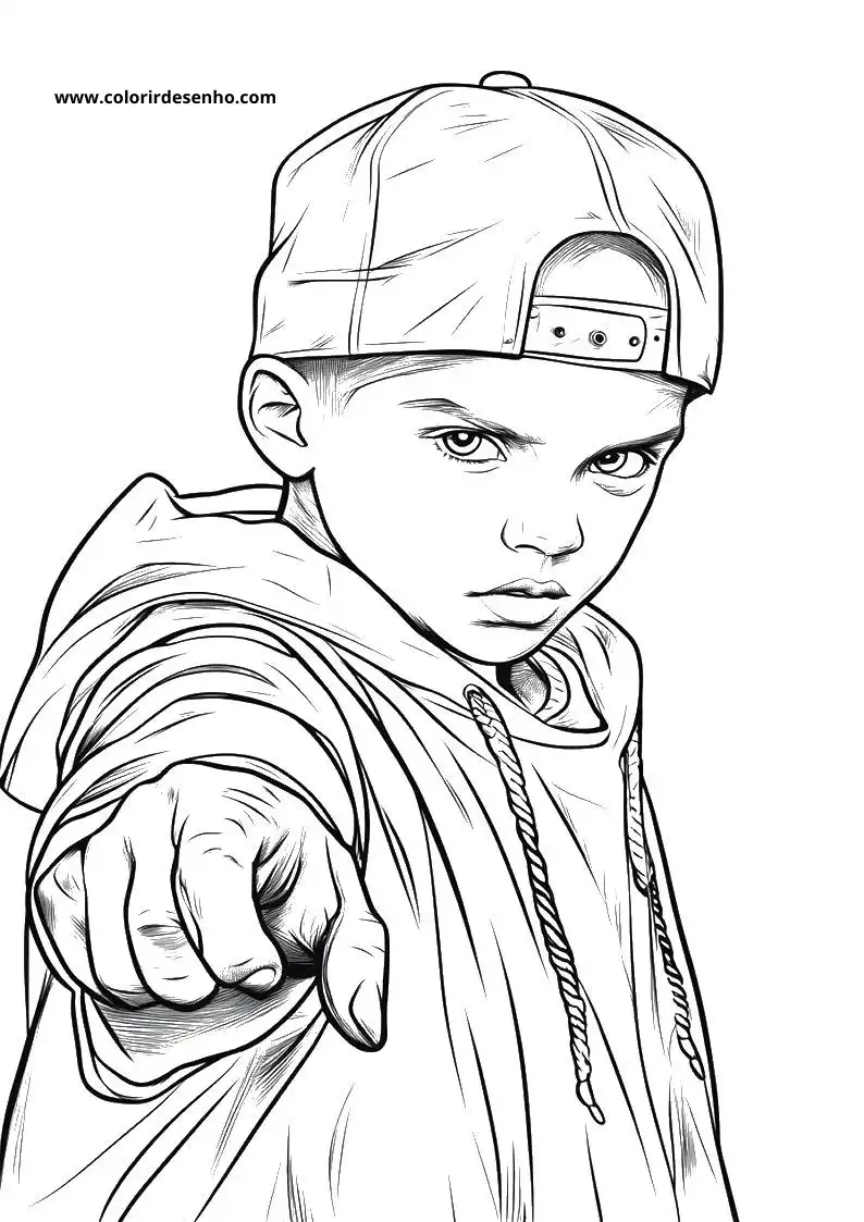 Educational Hip Hop Coloring Pages 4