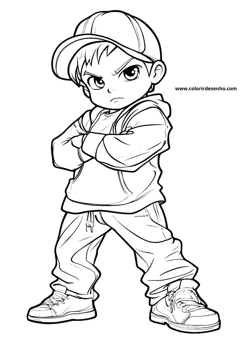 Educational Hip Hop Coloring Pages 6