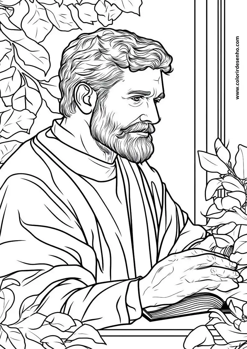 Educational Man Coloring Pages 1