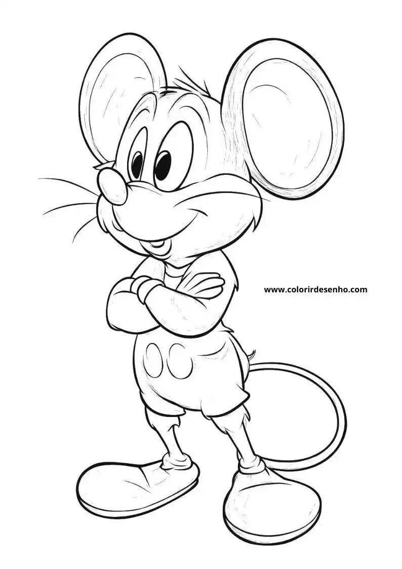 Educational Mouse Coloring Pages 2