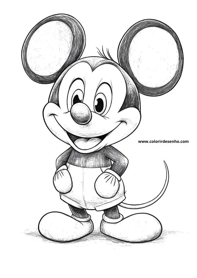 Educational Mouse Coloring Pages 3