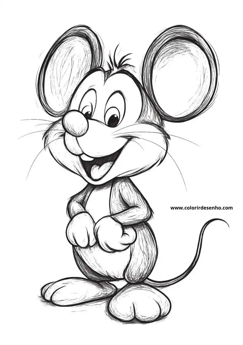 Educational Mouse Coloring Pages 5