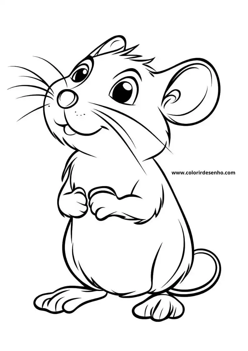 Educational Mouse Coloring Pages 6