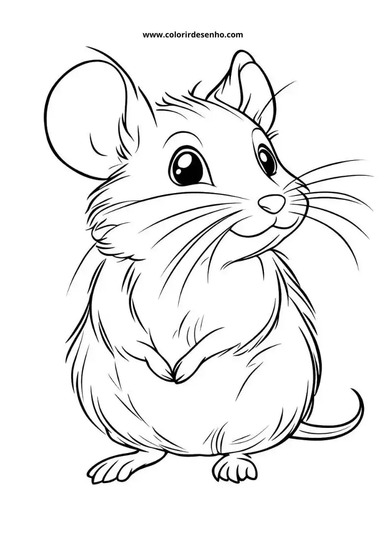 Educational Mouse Coloring Pages 7