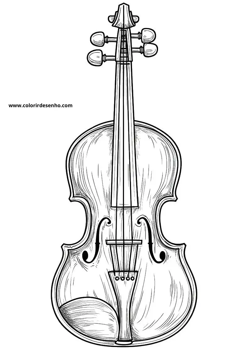 Educational Music Coloring Pages 6