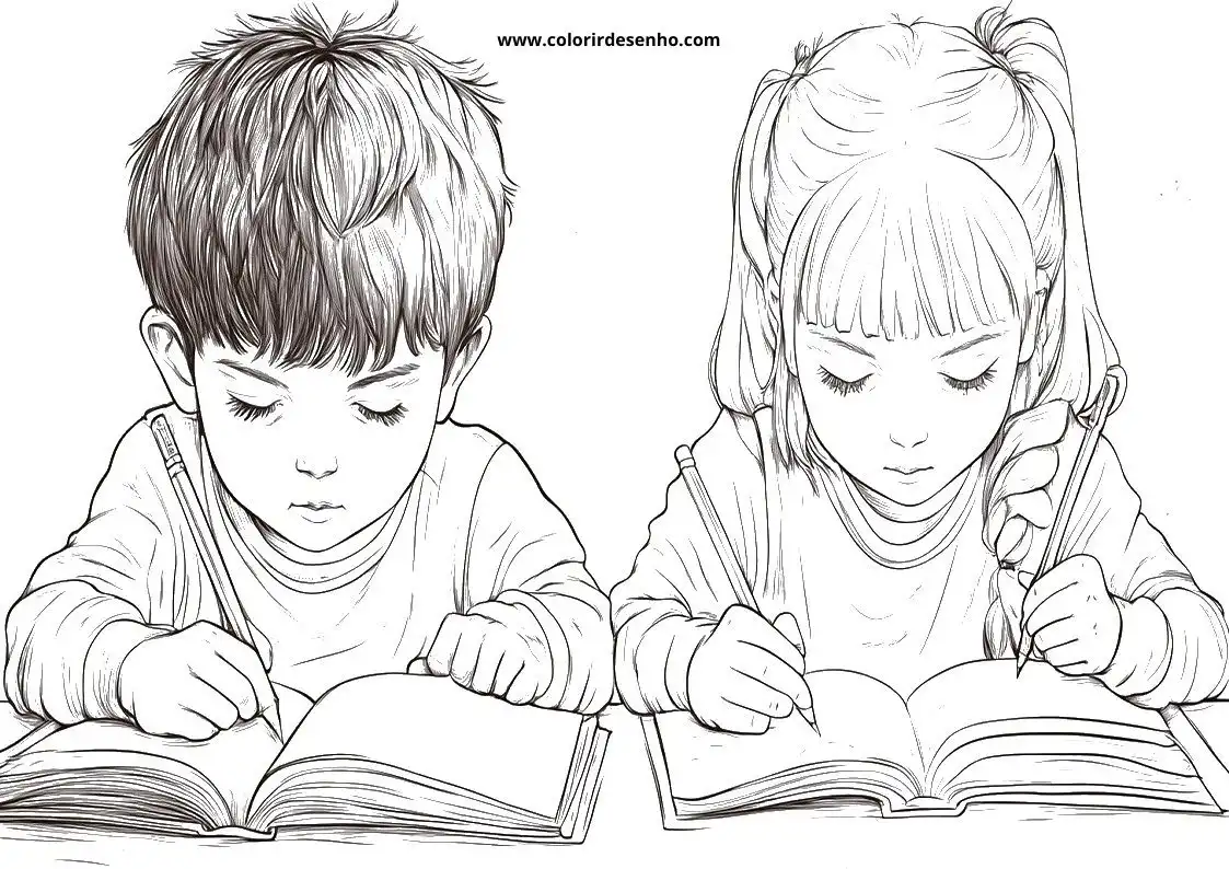 Educational School Coloring Pages 1