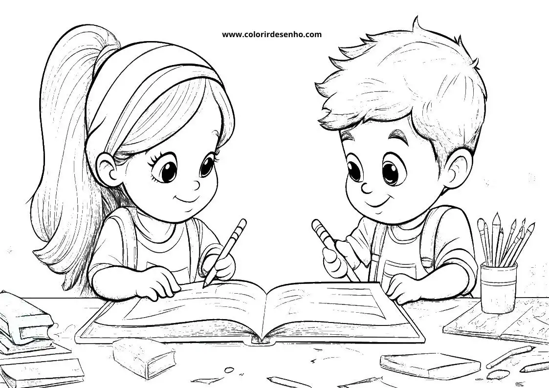 Educational School Coloring Pages 2