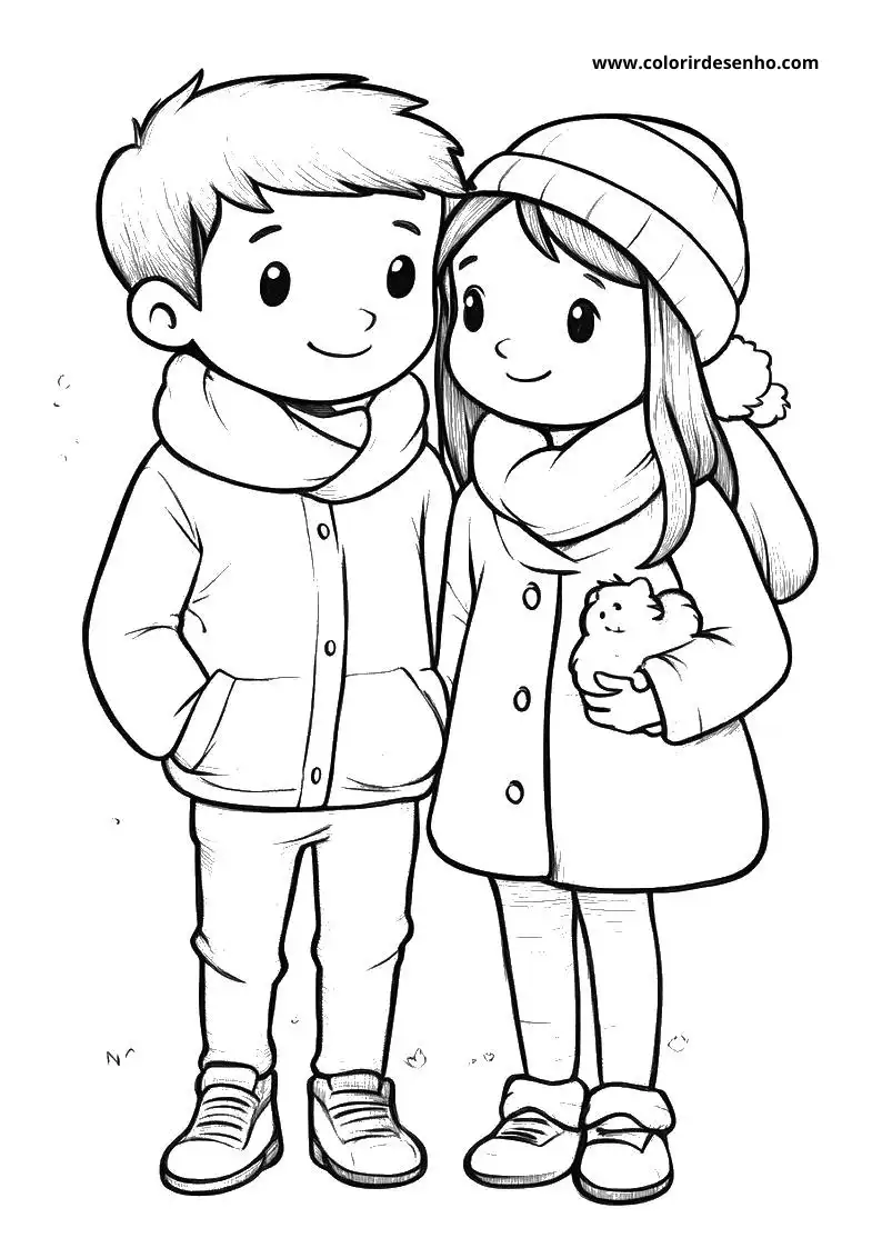 Educational Valentine’s Day Coloring Pages 1