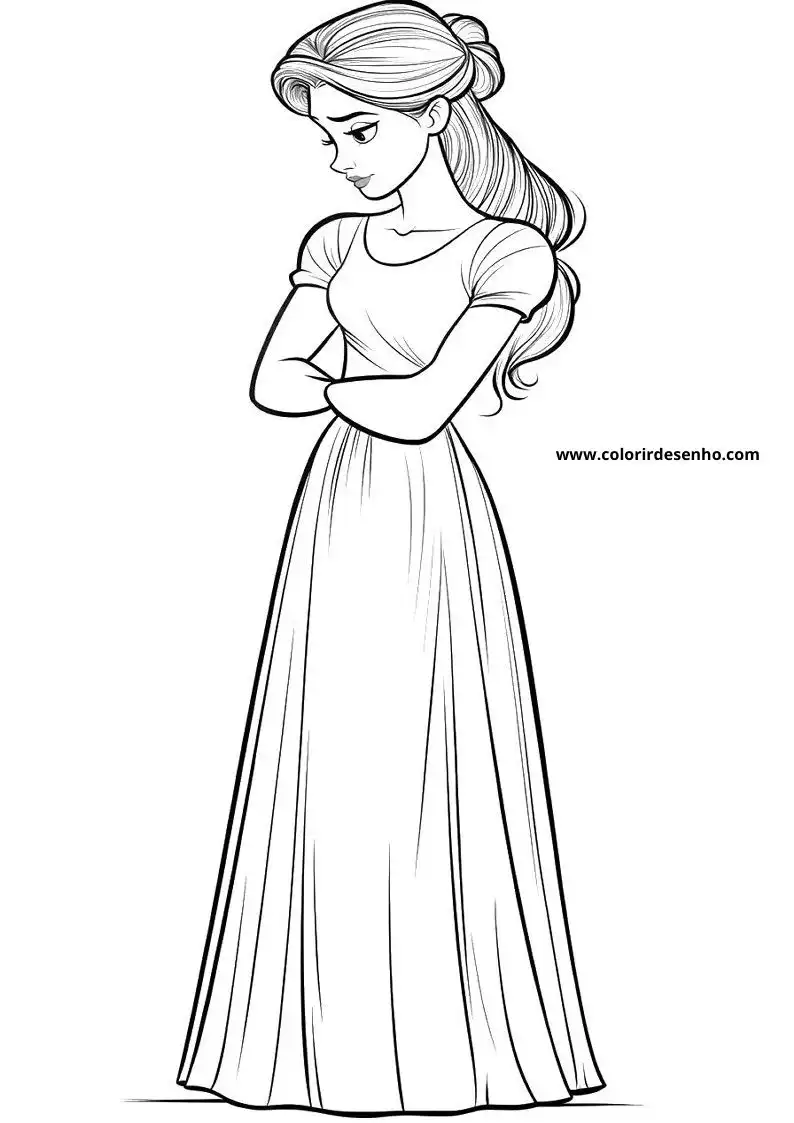 Educational Woman Coloring Pages 11