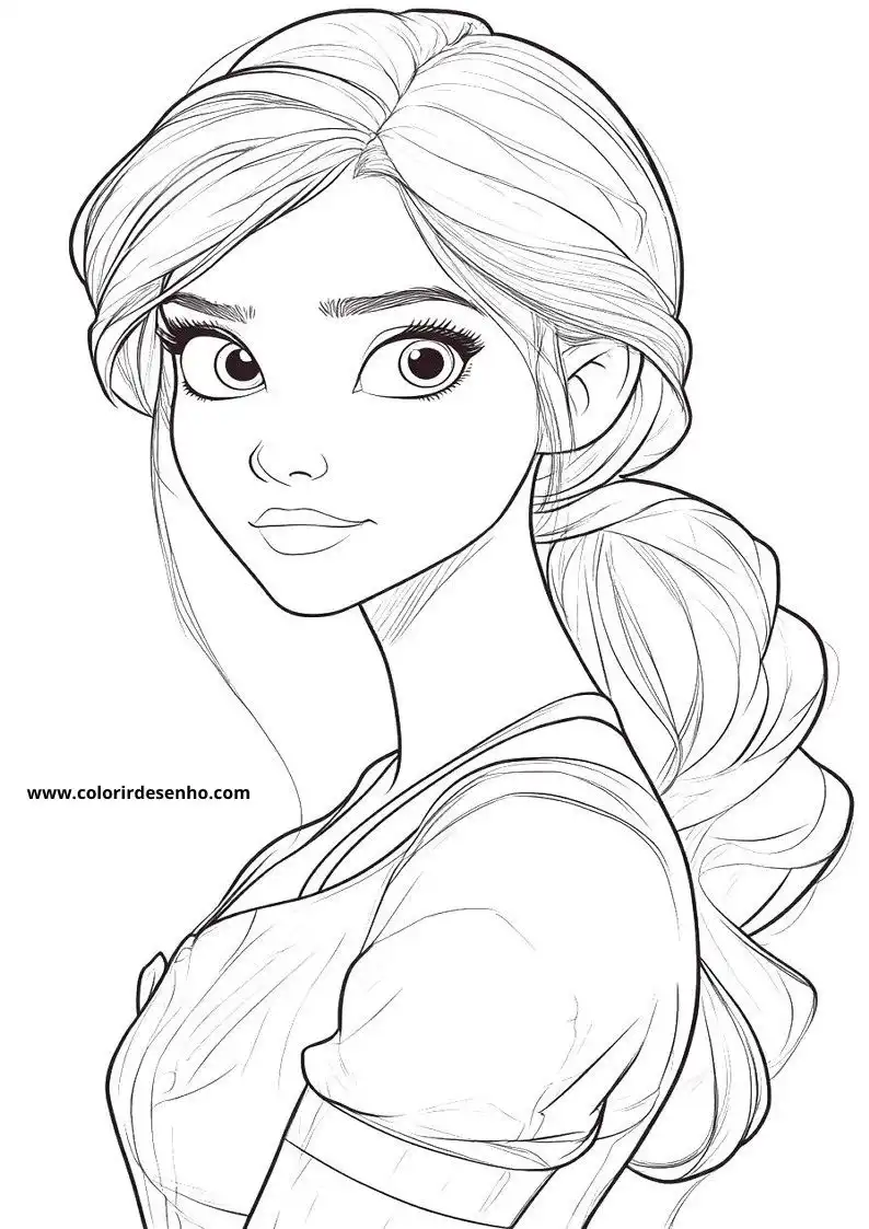 Educational Woman Coloring Pages 2