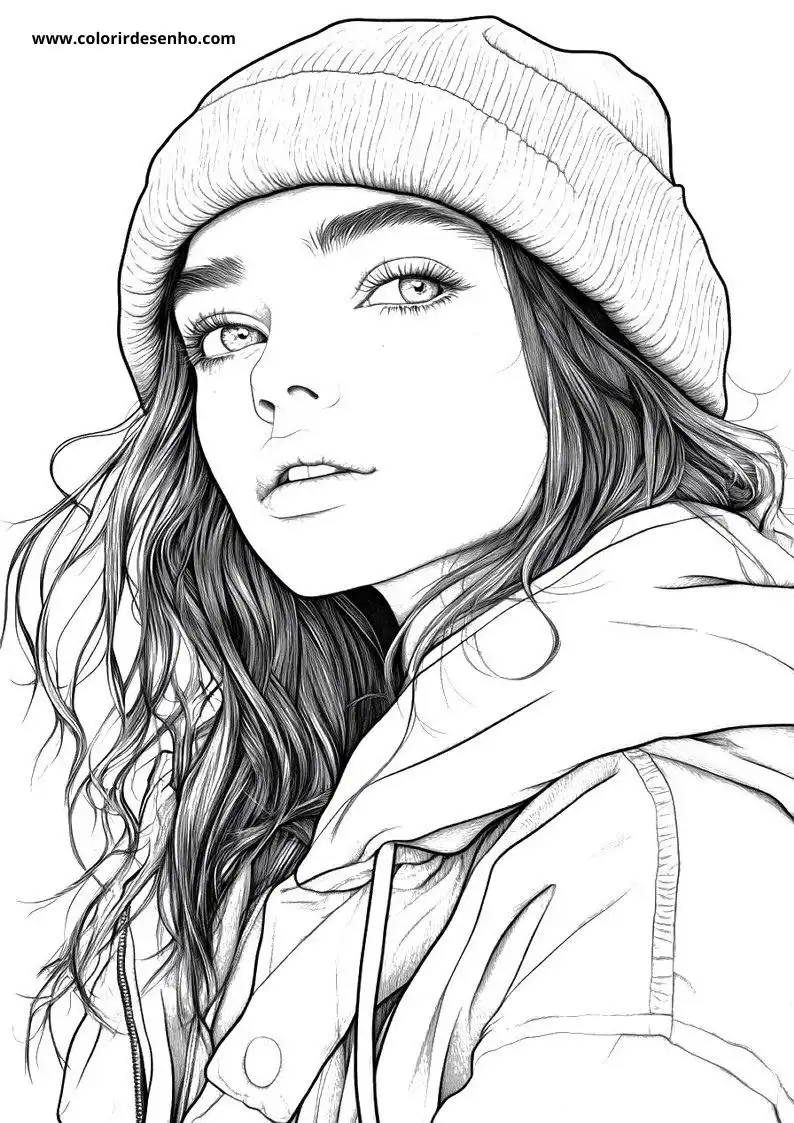 Educational Woman Coloring Pages 7