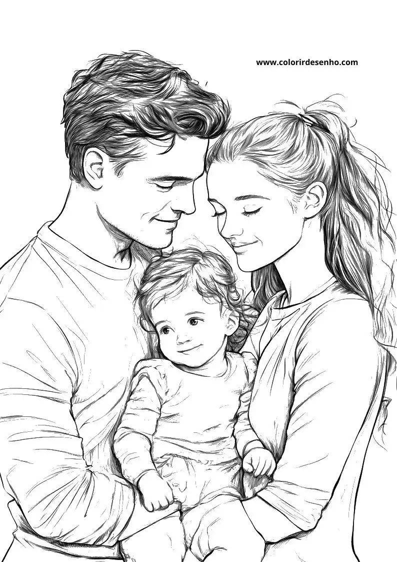 Family Coloring Pages For All Ages 11