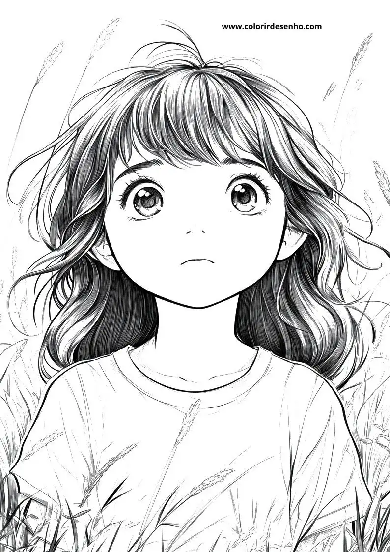 Free Anime Coloring Pages Download 3
