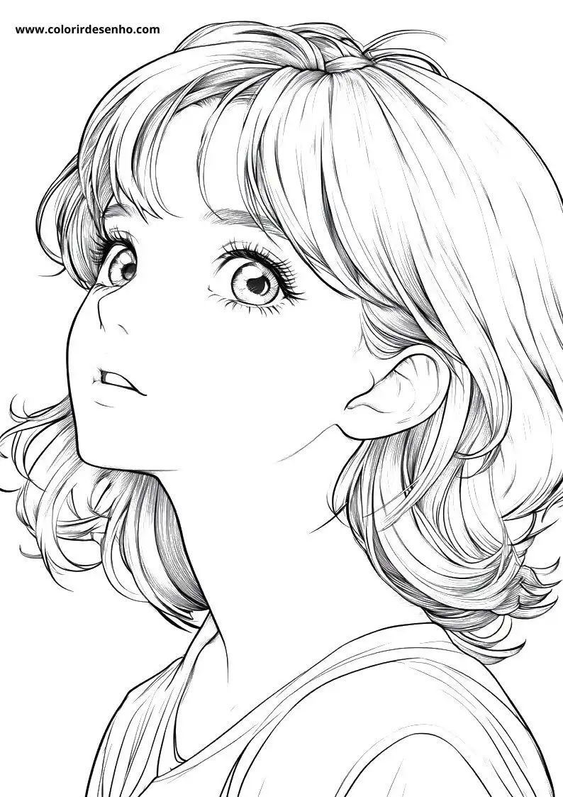 Free Anime Coloring Pages Download 9