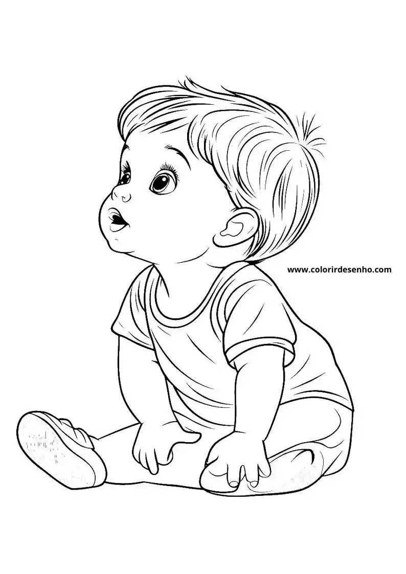Free Baby Coloring Pages Download 4